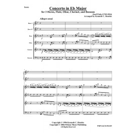 Concerto in Eb Major for 2 Horns Concerto in Eb Major for 2 Horns