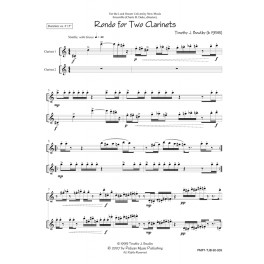 Rondo for Two Clarinets Rondo for Two Clarinets